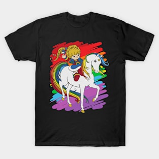 Retro Art Rainbow Kids T-Shirt